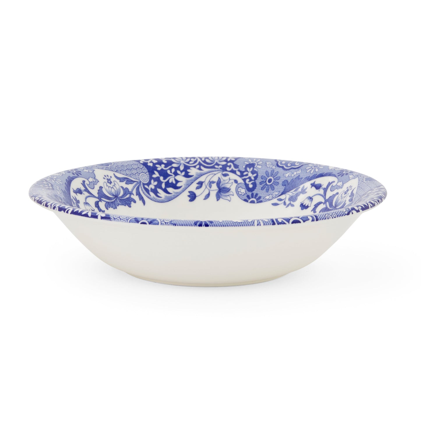 Blue Italian Christmas Set of 4 Bowls – Festive Blue Italian Pattern dinnerware CasaFenix