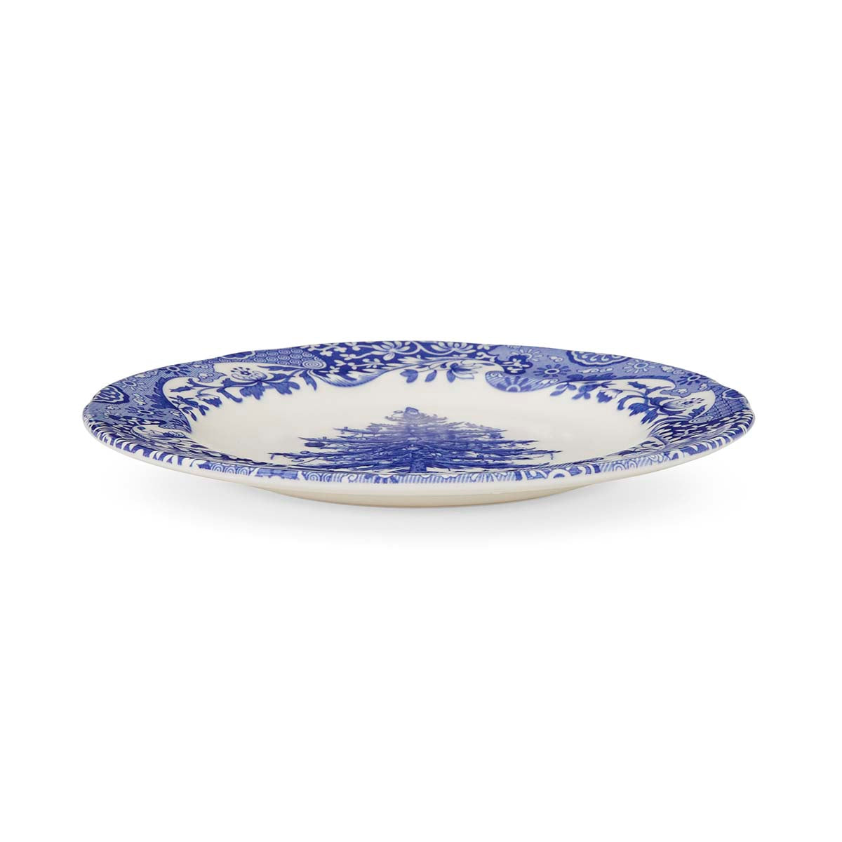 Blue Italian Christmas Set of 4 Side Plates – Limited Edition Porcelain dinnerware CasaFenix