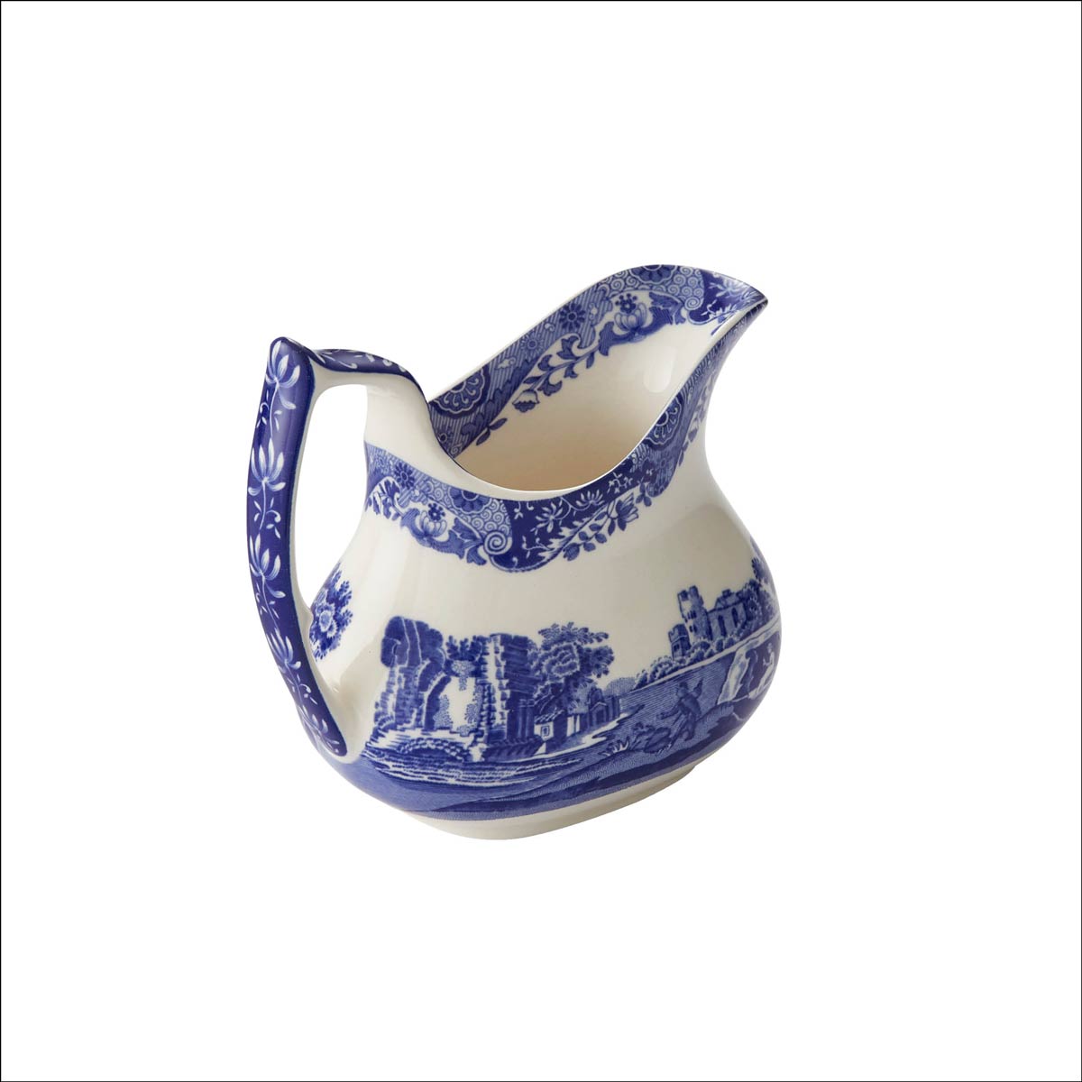 Blue Italian Cream Jug – Porcelain Blue Italian Afternoon Tea Accessory dinnerware CasaFenix