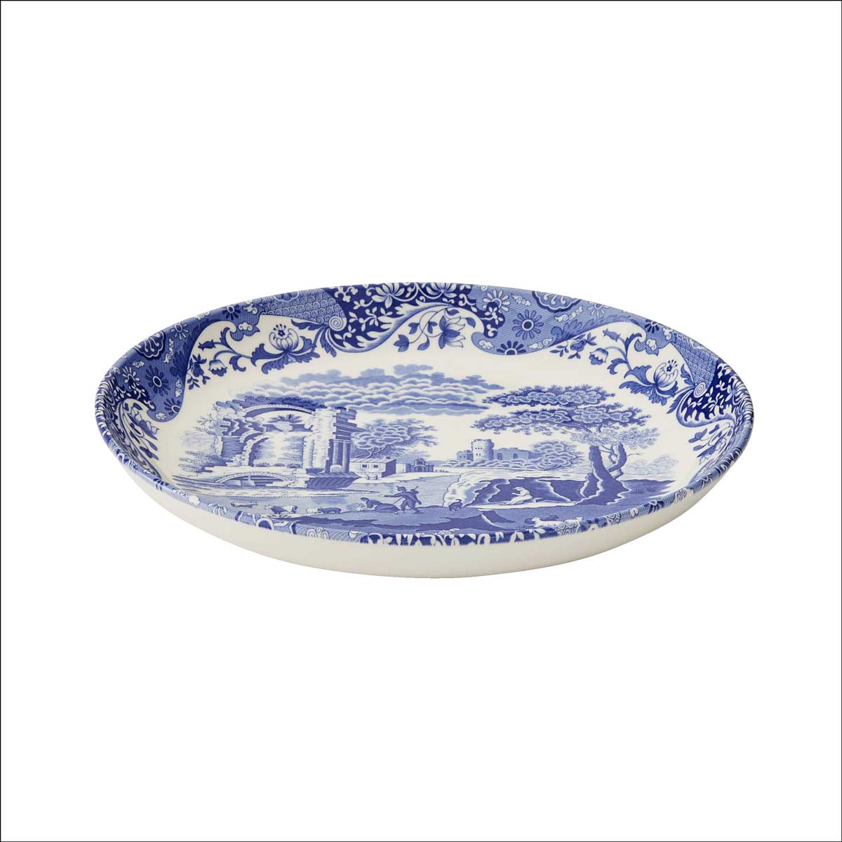 Blue Italian Pasta Bowl 30cm – Porcelain Large Serving Bowl dinnerware CasaFenix