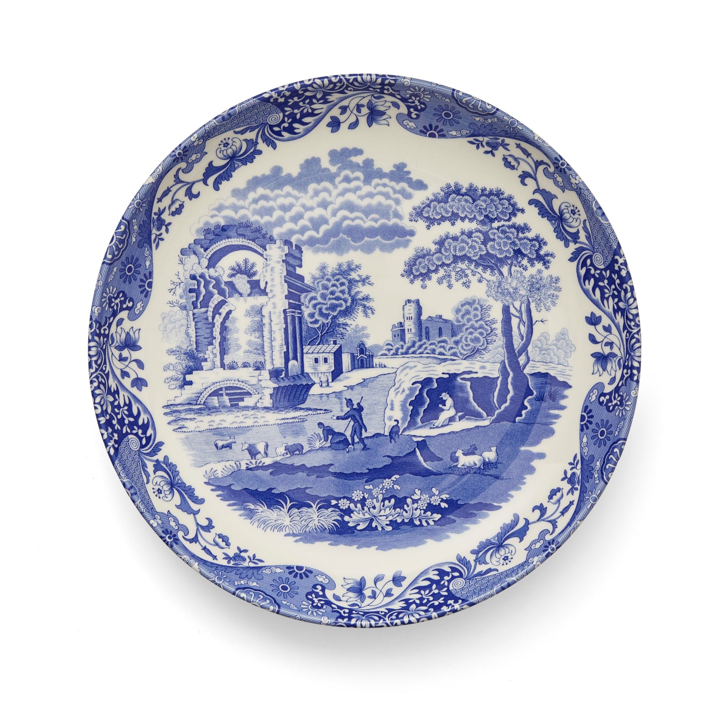 Blue Italian Pasta Bowl 30cm – Porcelain Large Serving Bowl dinnerware CasaFenix