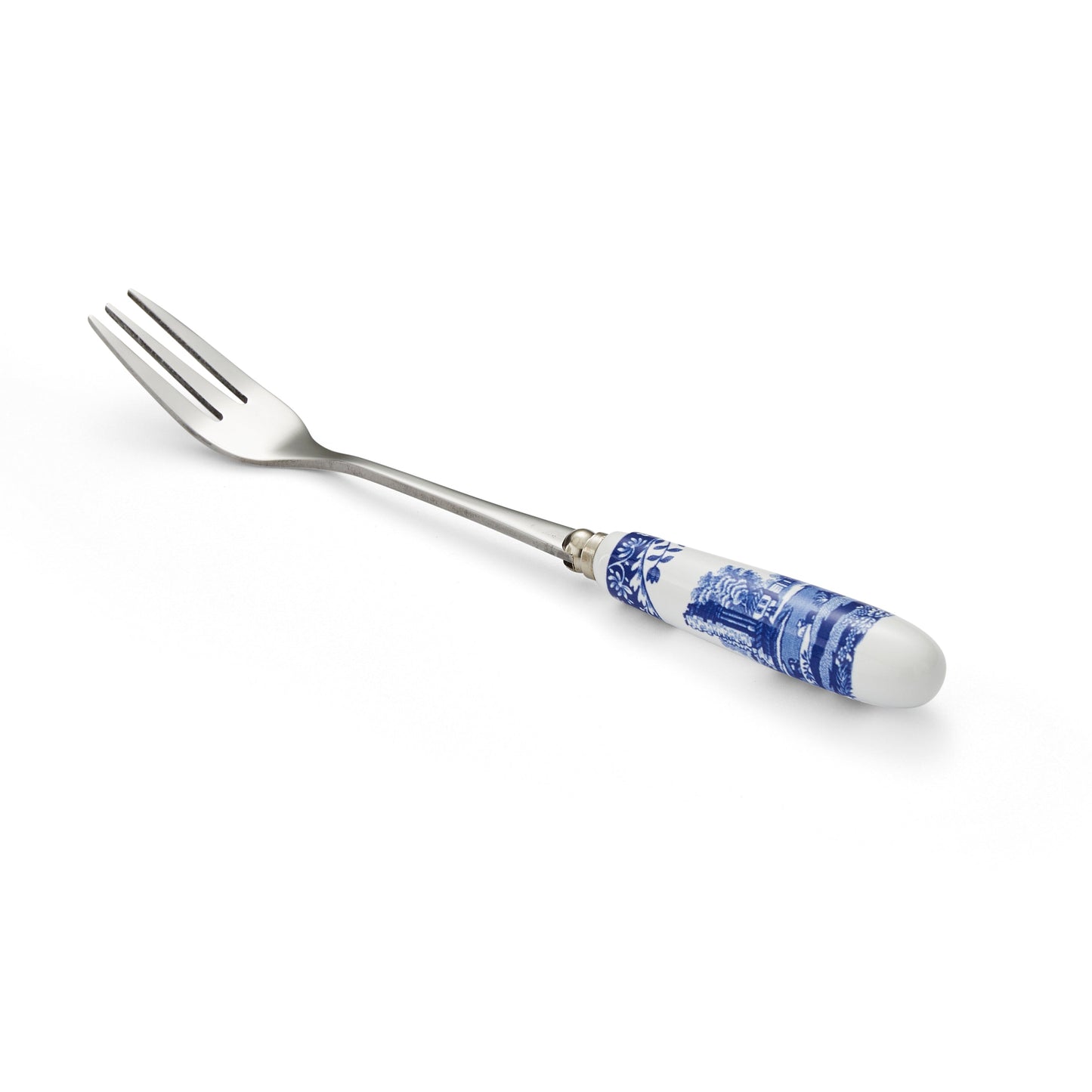 Blue Italian Set of 6 Pastry Forks – Porcelain Blue Italian Handles dinnerware CasaFenix