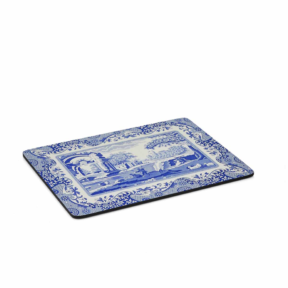 Blue Italian Set of 6 Placemats – Elegant Blue Italian Dining Mats dinnerware CasaFenix