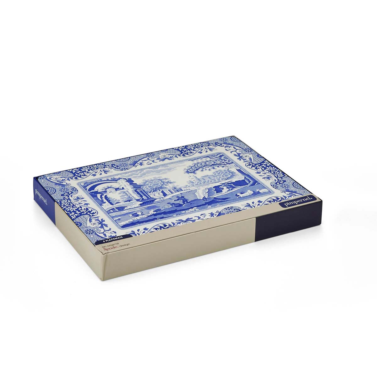 Blue Italian Set of 6 Placemats – Elegant Blue Italian Dining Mats dinnerware CasaFenix