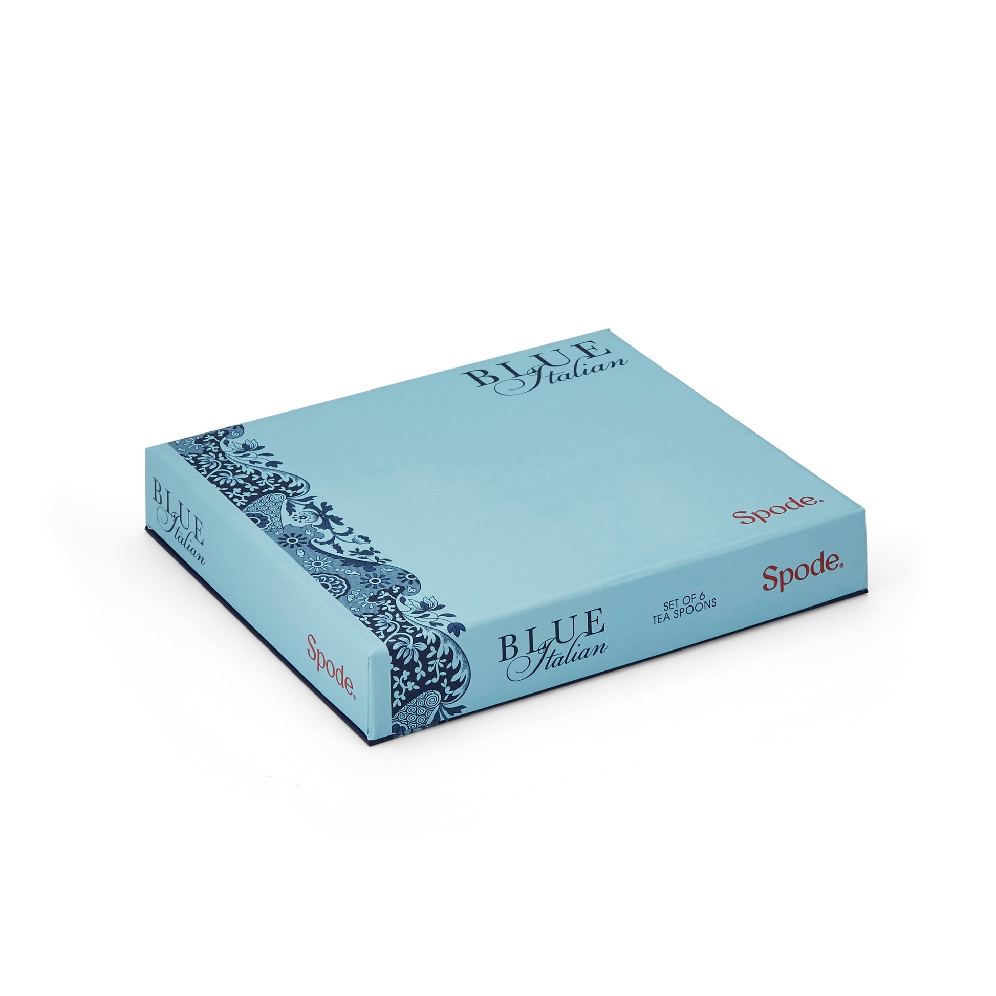 Blue Italian Set of 6 Tea Spoons – Porcelain Blue Italian Handles dinnerware CasaFenix