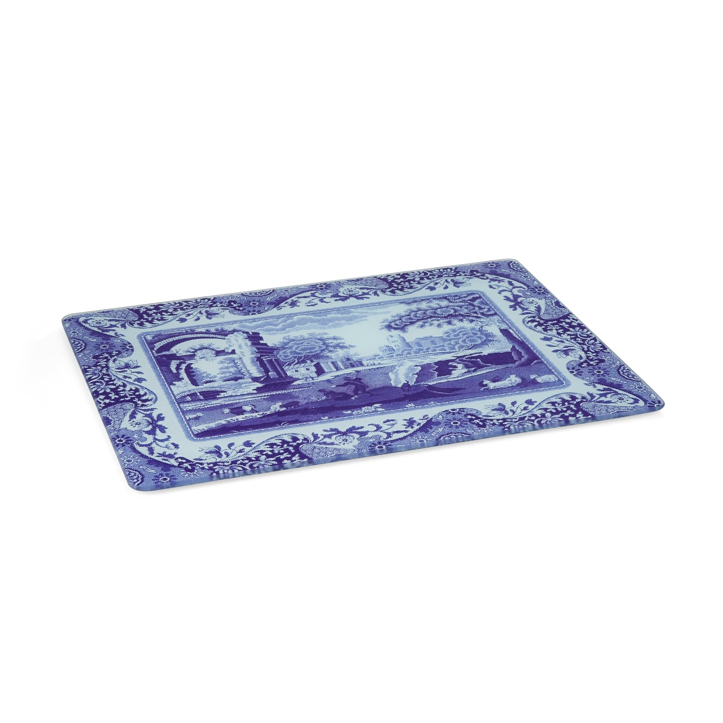 Blue Italian Glass Worktop Saver – Toughened Glass Kitchen Protector dinnerware CasaFenix