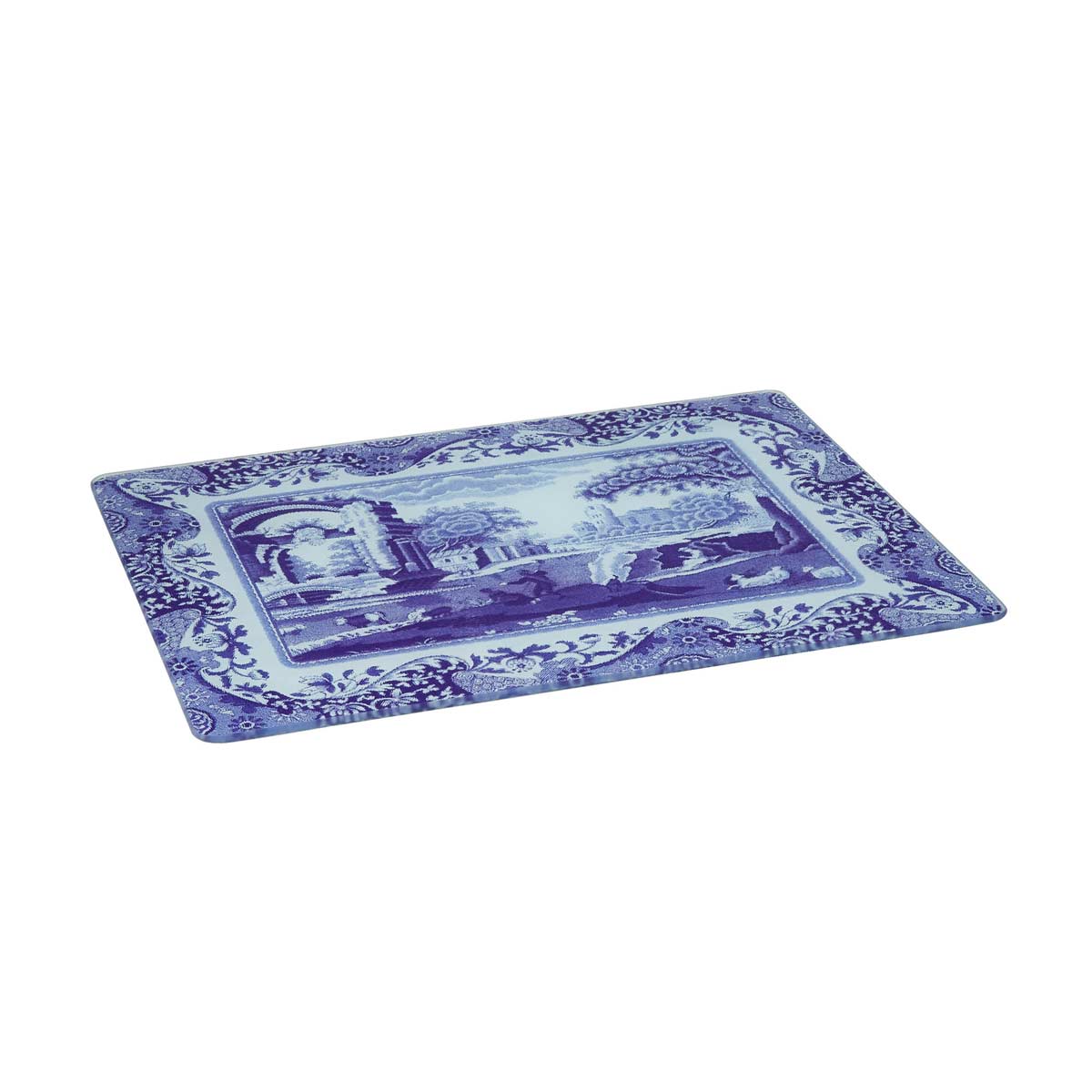 Blue Italian Glass Worktop Saver – Toughened Glass Kitchen Protector dinnerware CasaFenix