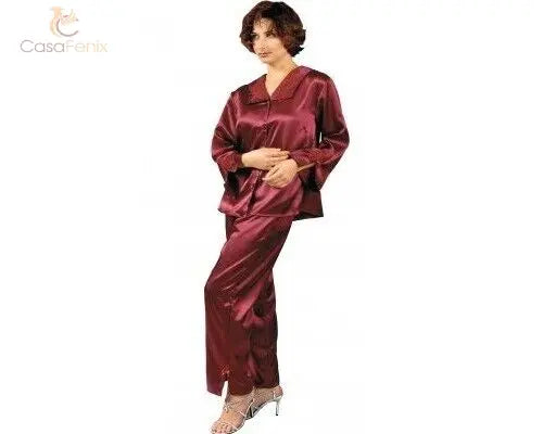 Brand New Lingerie VX Intimate Pink Soft Satin Feel Pajamas Size Medium. (2039) Clothes, Shoes & Accessories:Women:Women's Clothing:Lingerie & Nightwear:Nightwear CasaFenix