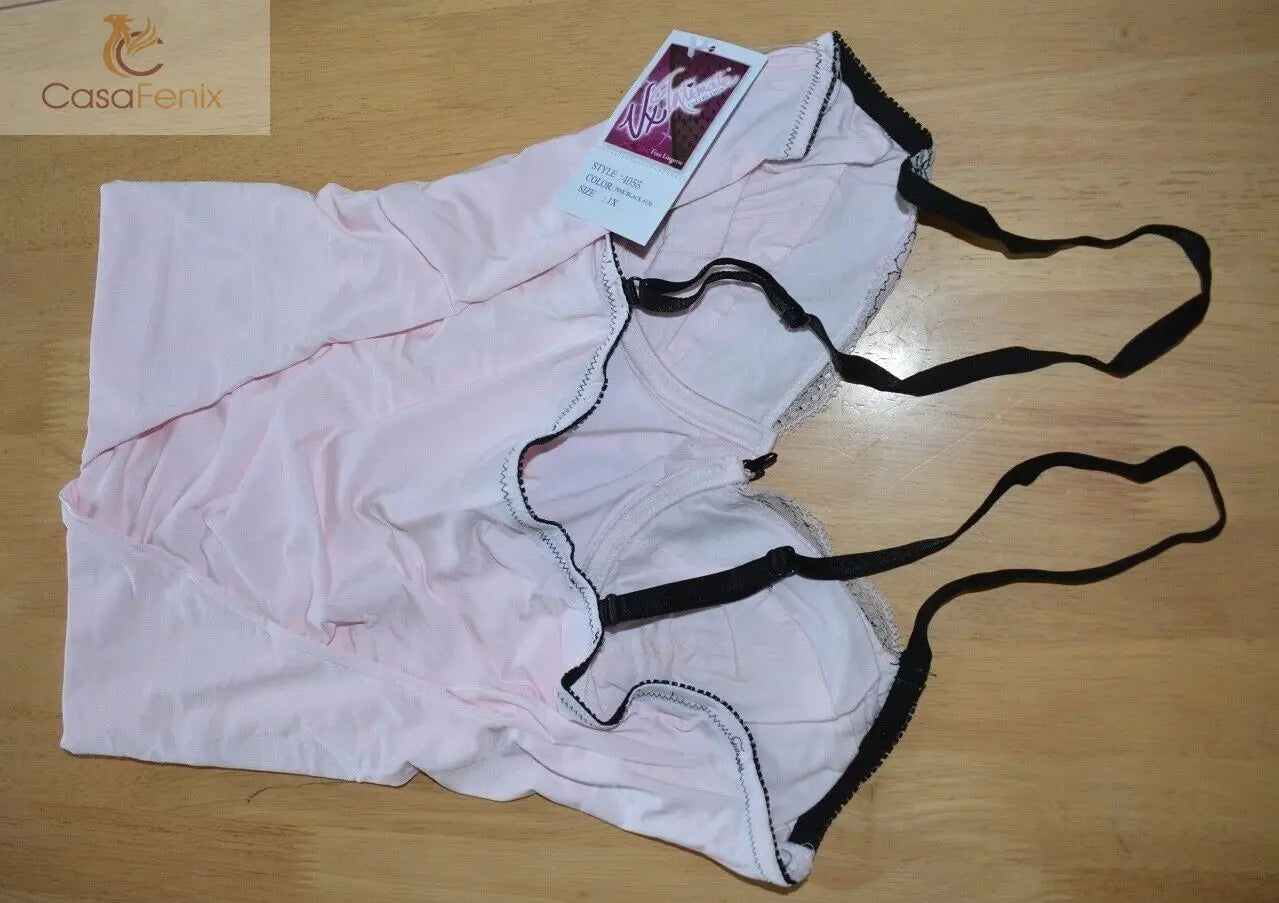 Brand New VX Intimate Pink Chemise Size 1XL. Sexy Wired Bra (4055) Clothes, Shoes & Accessories:Women:Women's Clothing:Lingerie & Nightwear:Nightwear CasaFenix
