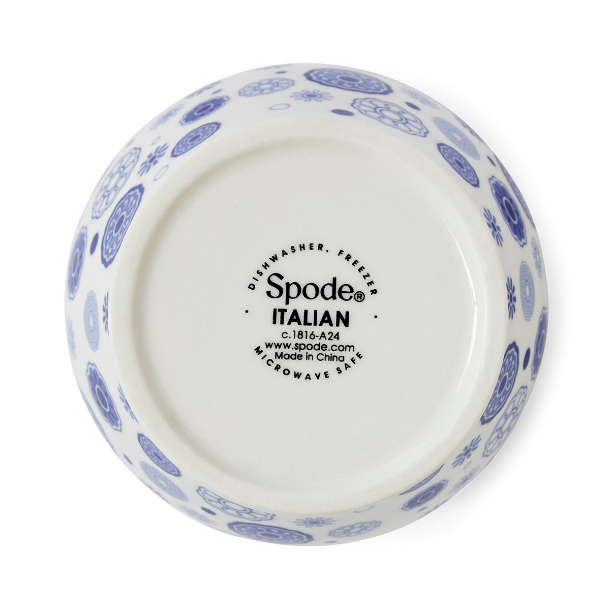 Brocato Mini Vase – Blue Italian Porcelain Ginger Jar Style dinnerware CasaFenix