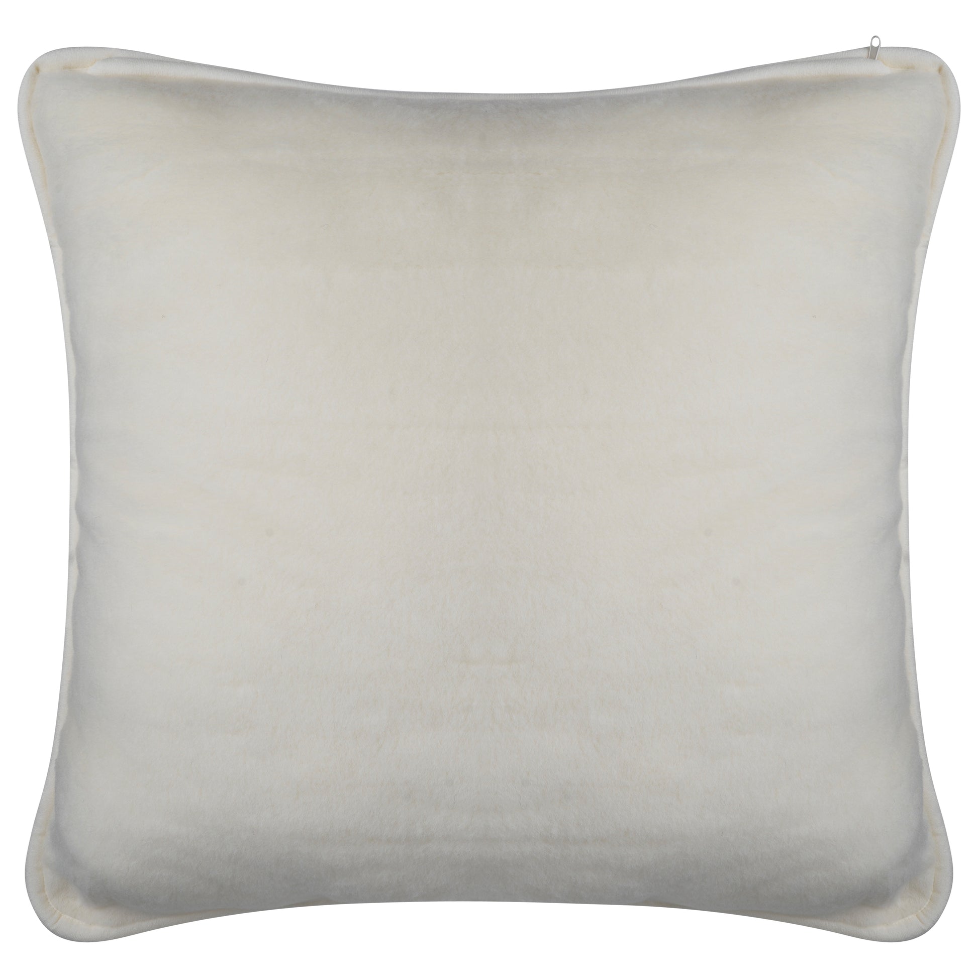 100% Cashmere Wool Pillow - Natural Cream / White - CasaFenix