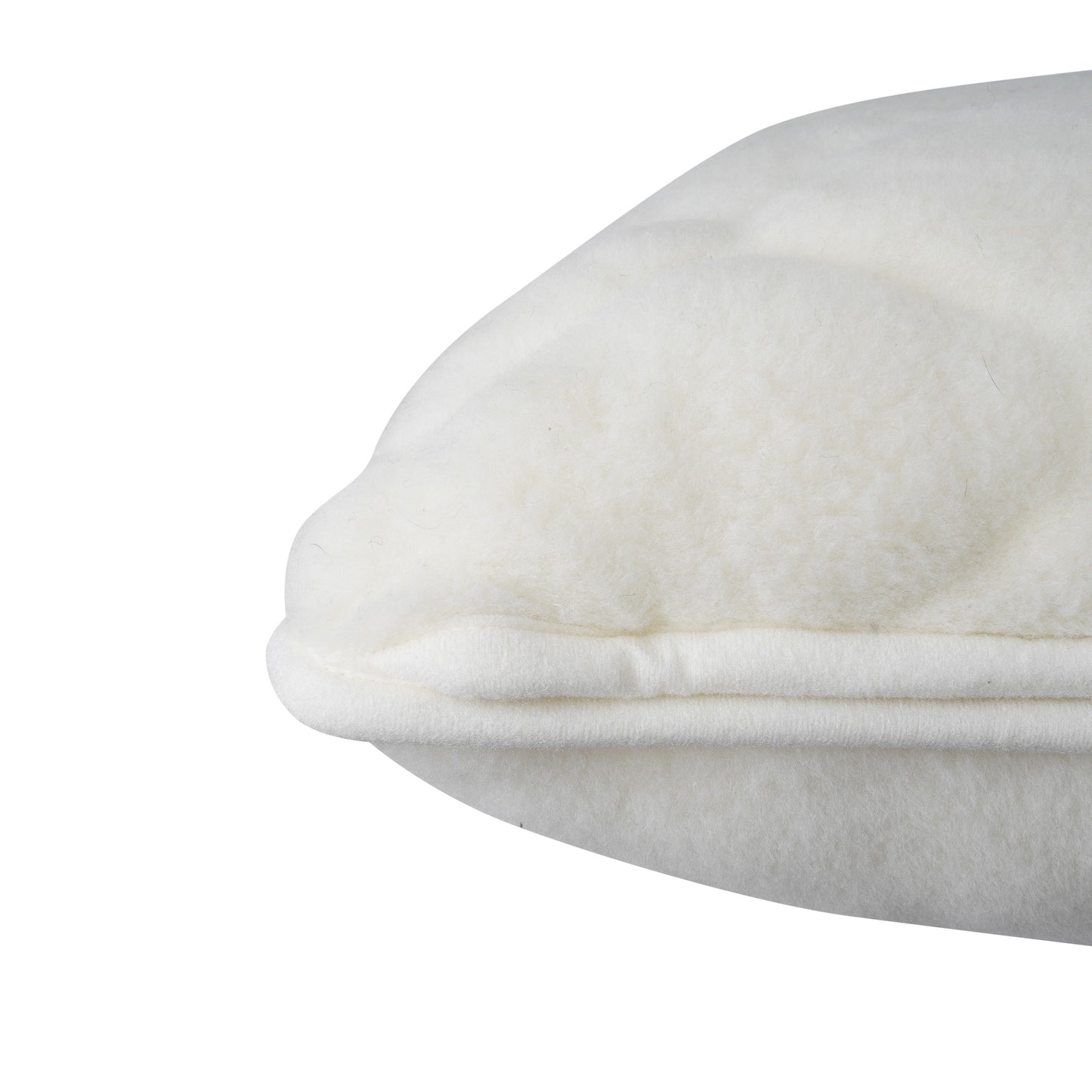 100% Cashmere Wool Pillow - Natural Shapes Cream / White Colour - CasaFenix