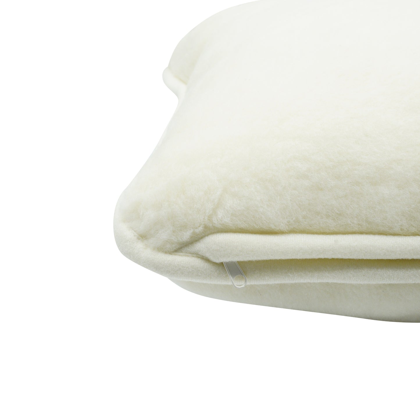 100% Cashmere Wool Cushion - Natural Cream Colour 60x50cm - CasaFenix