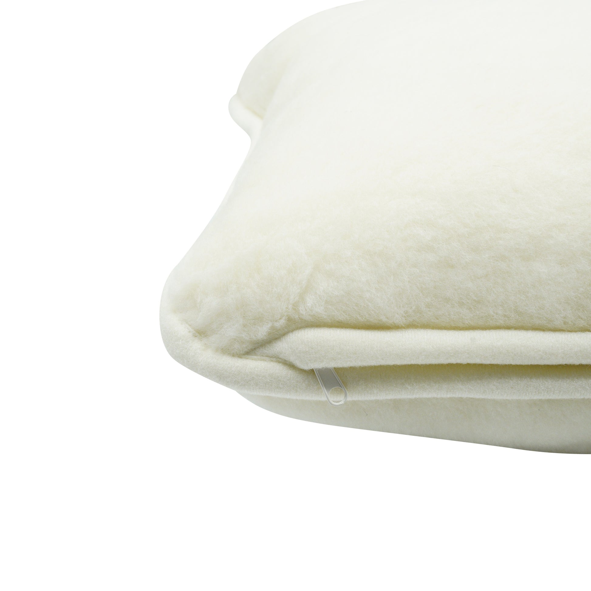 100% Cashmere Wool Cushion - Natural Cream Colour 60x50cm - CasaFenix