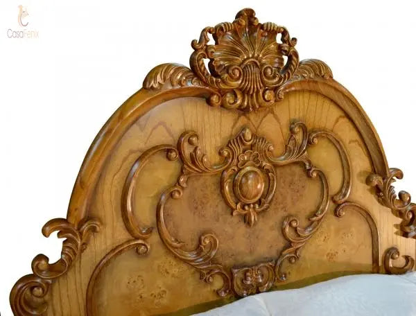 Cheshire Walnut Collection Half Tester Antique Reproduction Bed CasaFenix