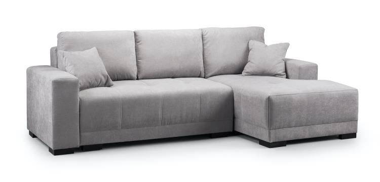 Cimiano Fabric Corner Sofa in Natural or Grey Coloured Fabric Left or Right Chaise (Copy) Sofa CasaFenix