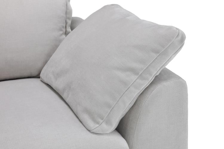 Colbee Fabric Corner Sofa in Natural or Grey Coloured Fabric Left or Right Chaise (Copy) Sofa CasaFenix