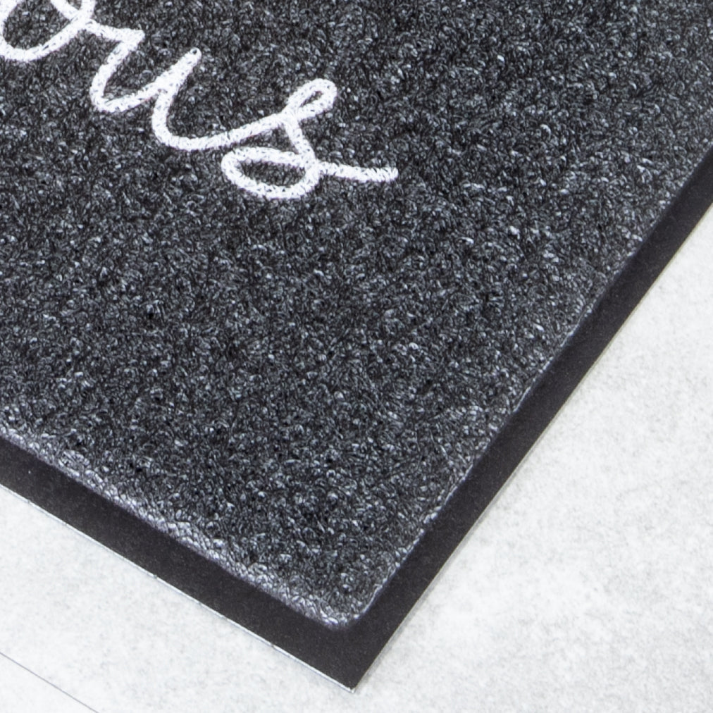 Black Hello Gorgeous Indoor Outdoor Doormat (70 x 40cm) Doormats CasaFenix