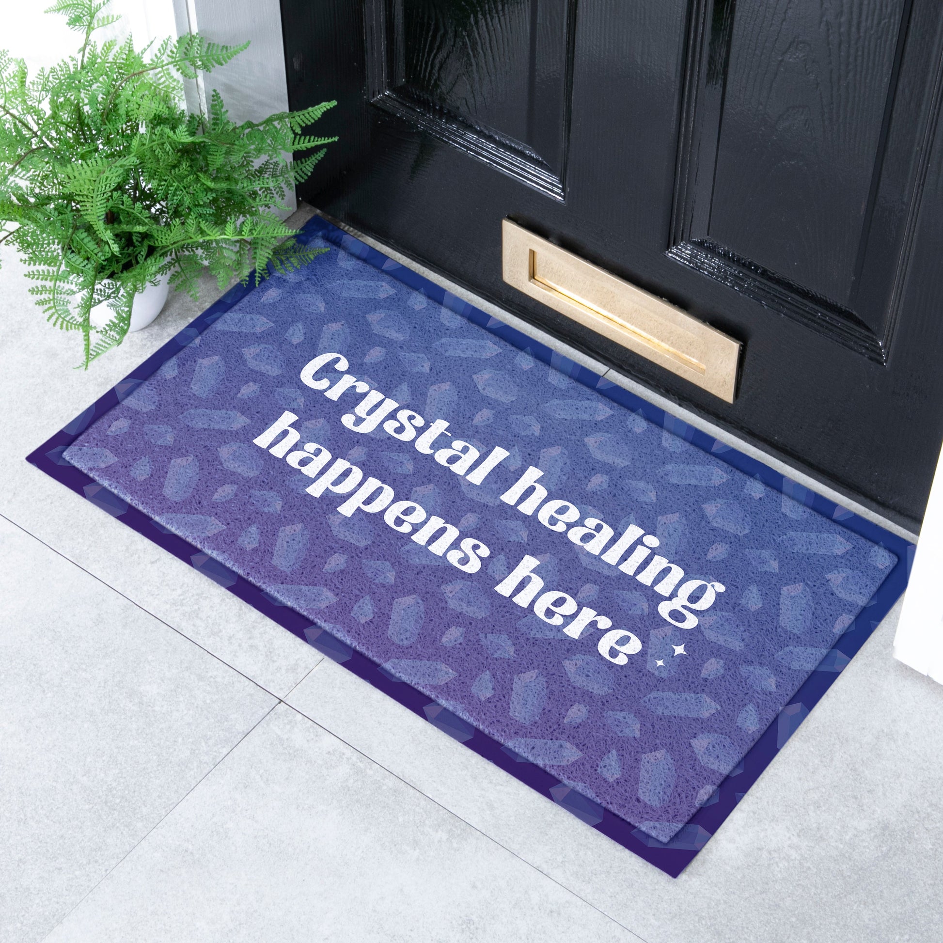 Crystal Healing Indoor Outdoor Doormat (70 x 40cm) Doormats CasaFenix