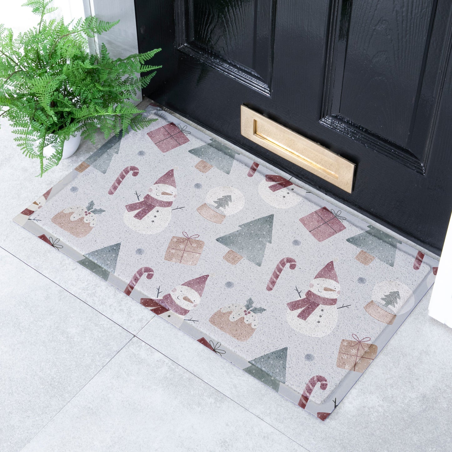 Snowman Doormat. 70x40cm Doormats CasaFenix