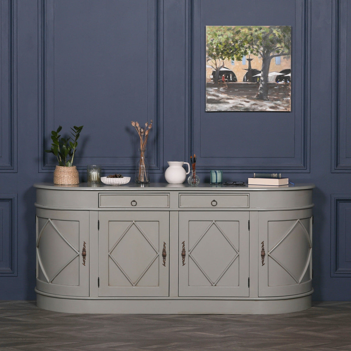 Classical Grey Sideboard Buffets & Sideboards CasaFenix