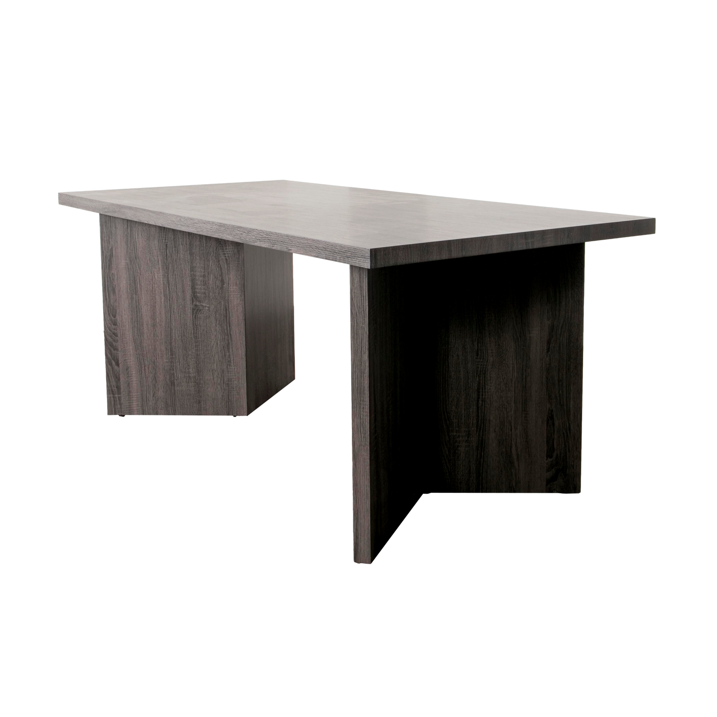 Ascot Grey Oak Dining Table 180cm x 90 x 76cm CasaFenix