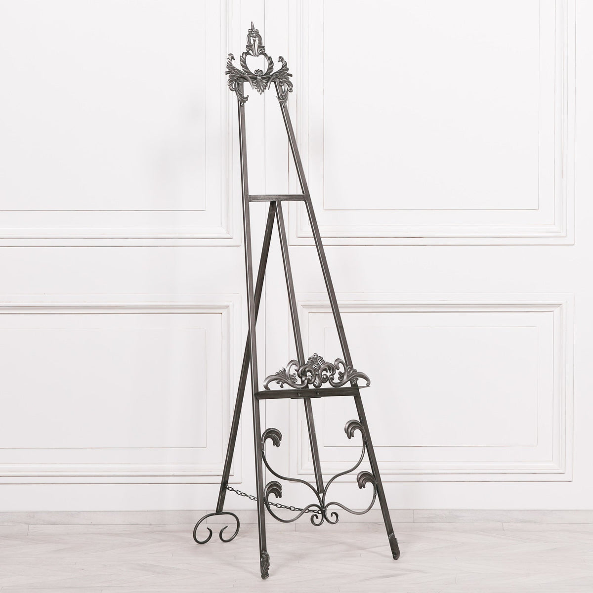 Antiqued Silver Metal Easel 165cm Easel CasaFenix