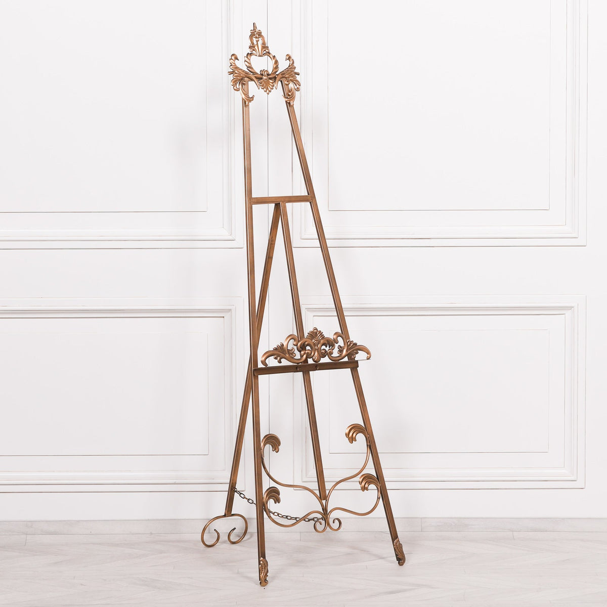 Antiqued Gold Metal Easel 165cm Easel CasaFenix