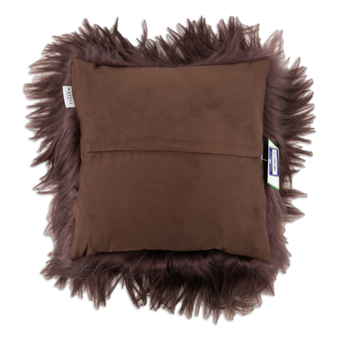 Brown Long Hair Goat Cushion Cushion 40x40cm - CasaFenix