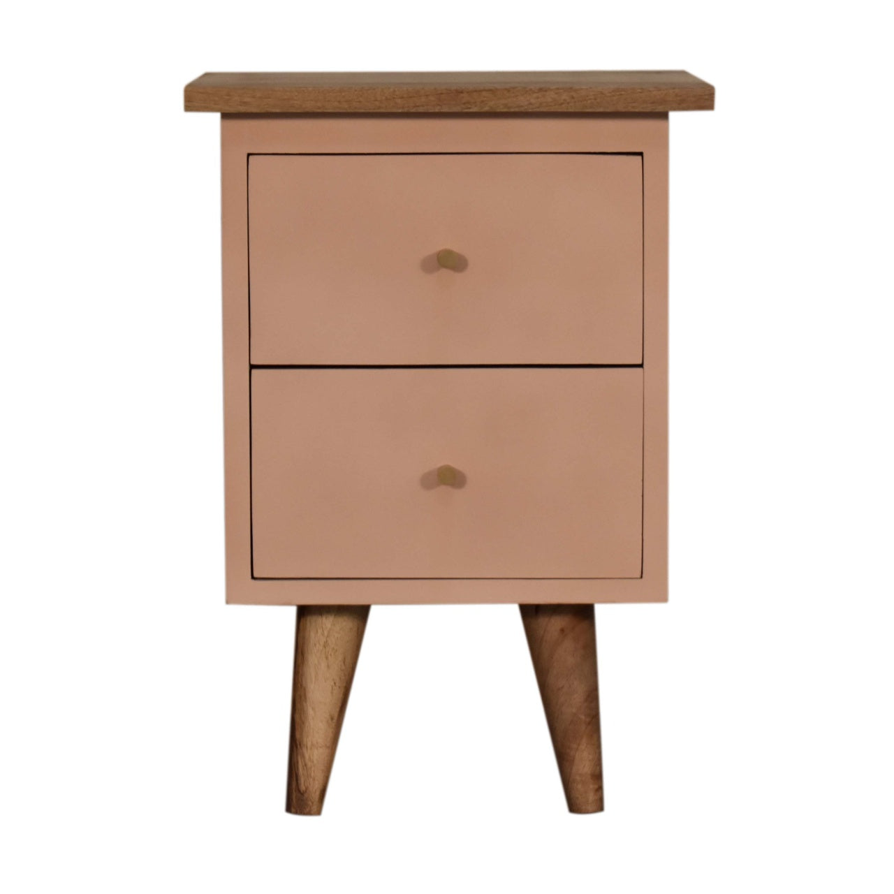 Blush Pink Hand Painted Bedside Bedside table / chest CasaFenix
