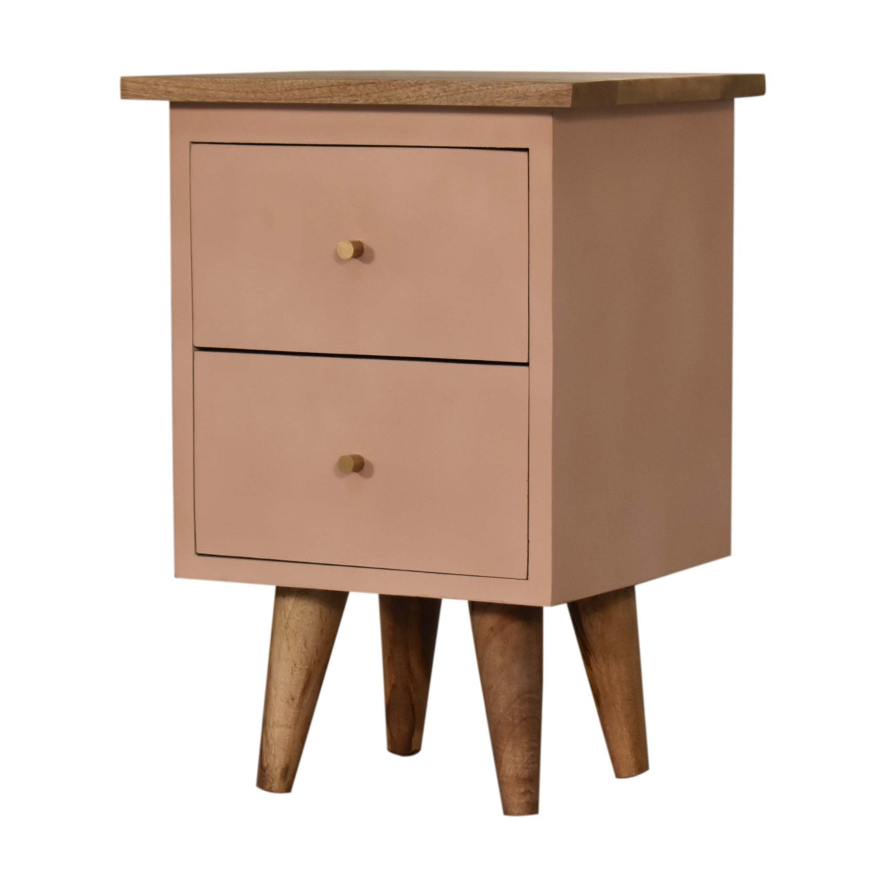 Blush Pink Hand Painted Bedside Bedside table / chest CasaFenix
