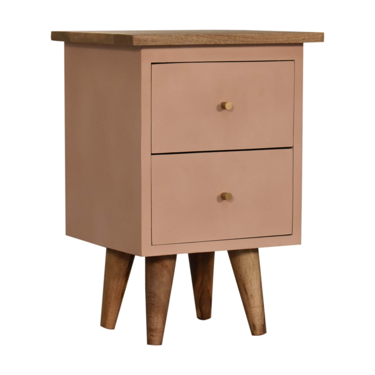 Blush Pink Hand Painted Bedside Bedside table / chest CasaFenix