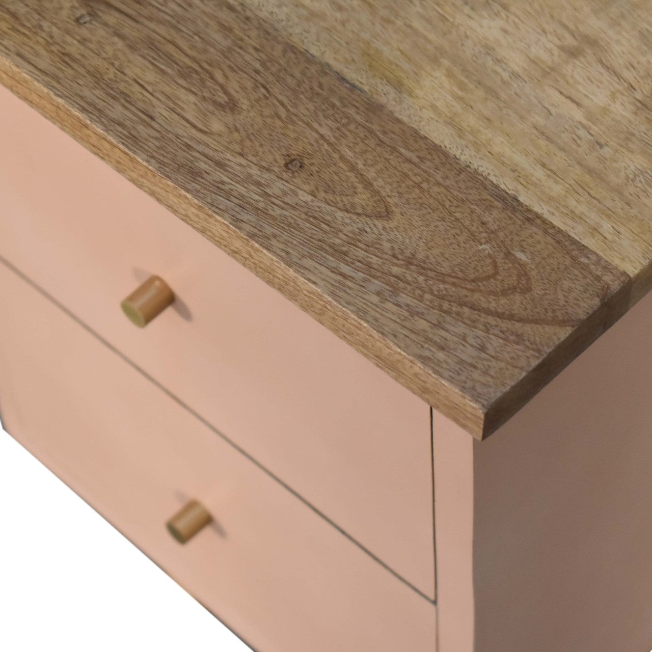 Blush Pink Hand Painted Bedside Bedside table / chest CasaFenix