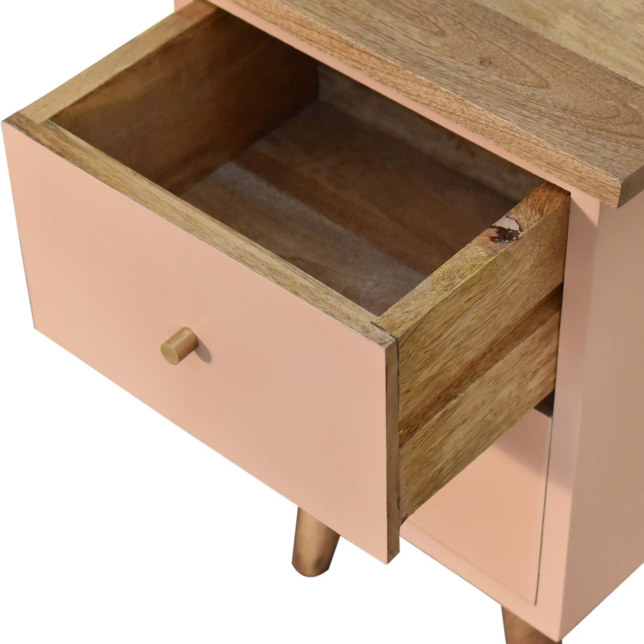 Blush Pink Hand Painted Bedside Bedside table / chest CasaFenix