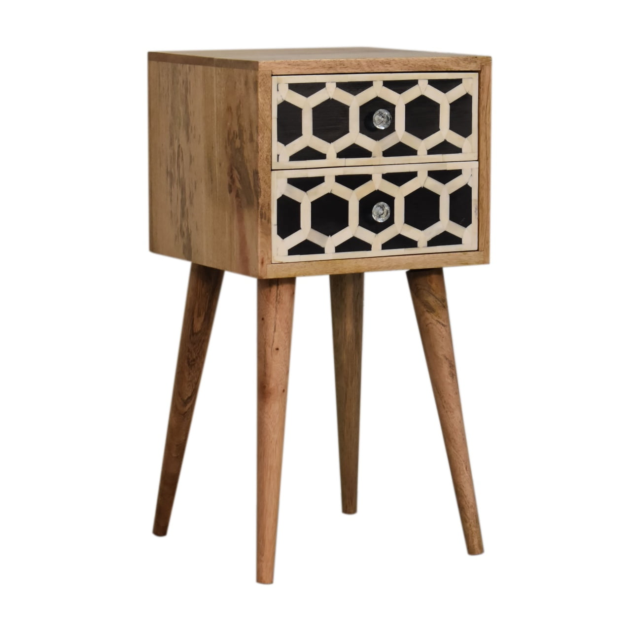 Mini Bone Inlay 2 Drawer Bedside Bedside table / chest CasaFenix