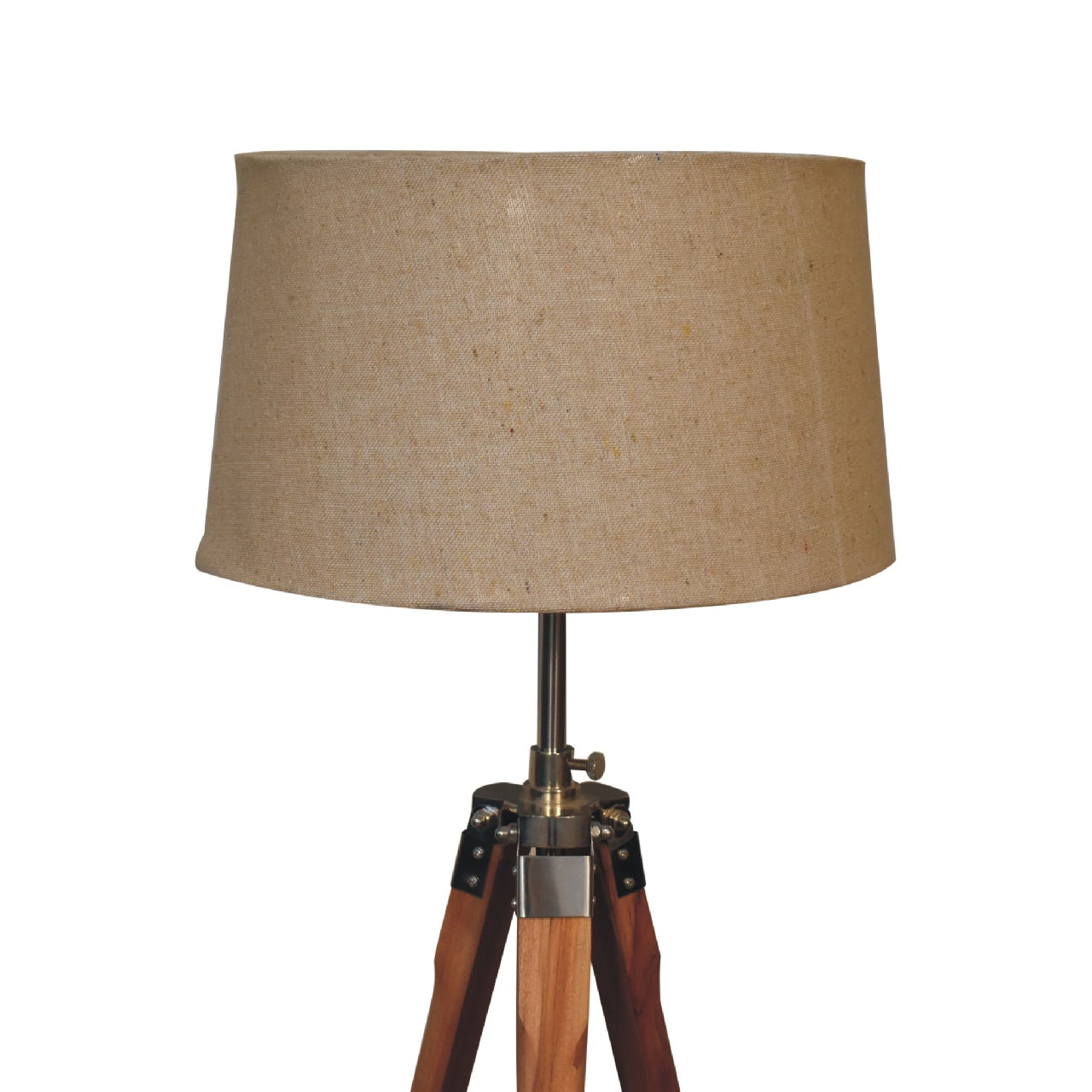Fixed Chrome Tripod Floor Lamp floor lamp CasaFenix