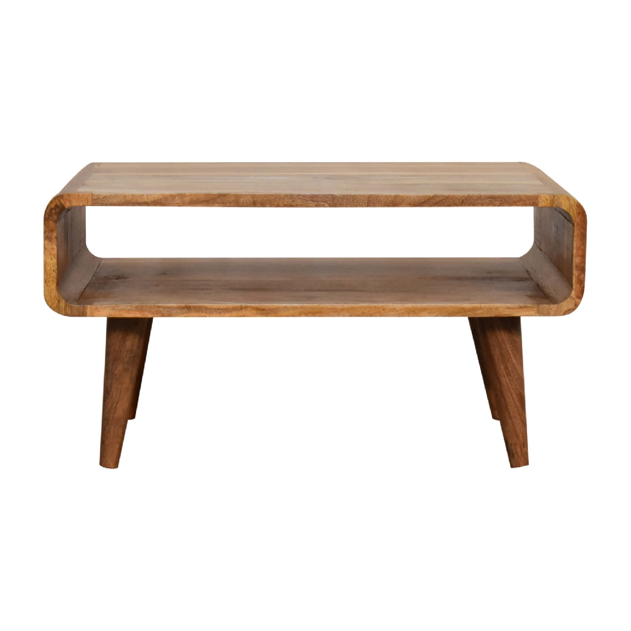 Open Oak-ish Media Unit TV Stand CasaFenix