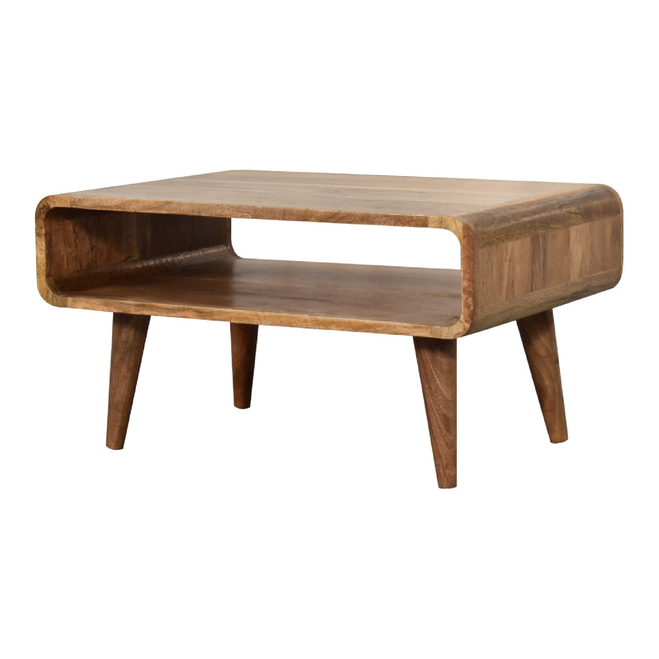 Open Oak-ish Media Unit TV Stand CasaFenix