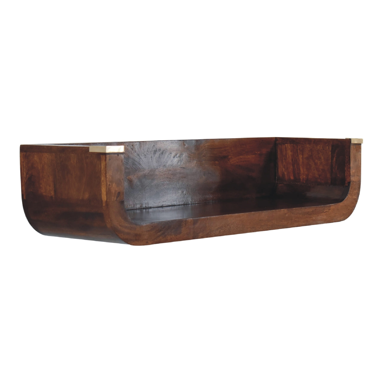 Indira Chestnut Floating Console Console table CasaFenix