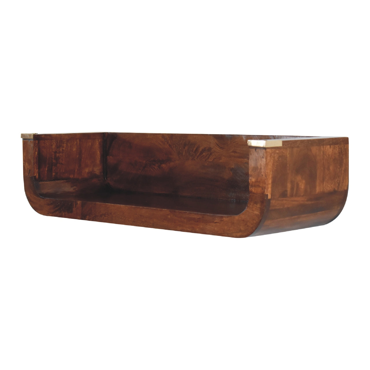Indira Chestnut Floating Console Console table CasaFenix