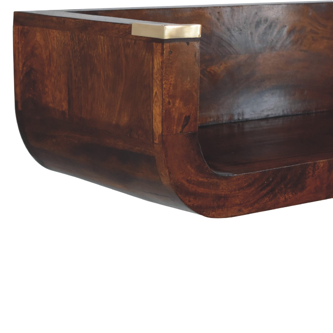 Indira Chestnut Floating Console Console table CasaFenix