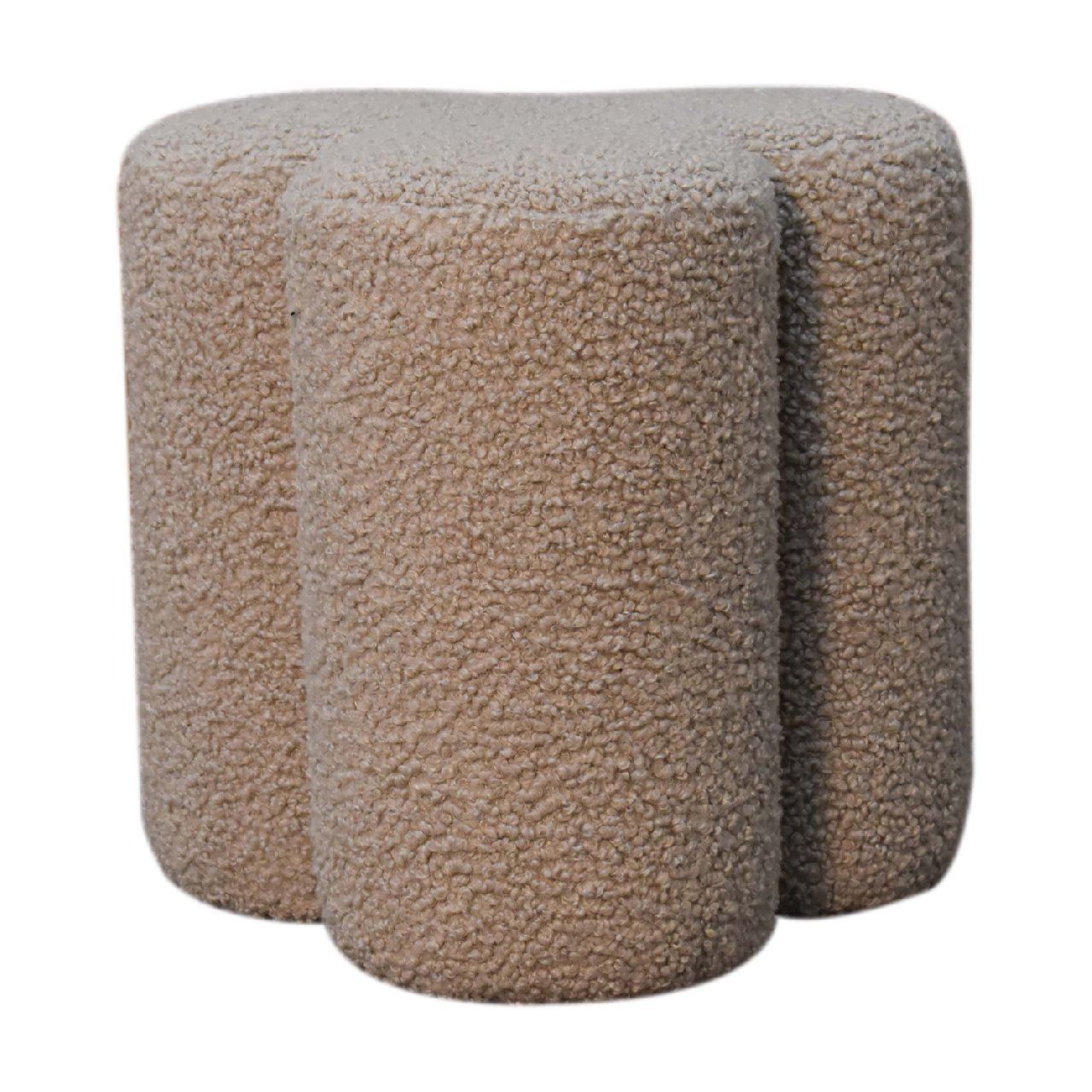 Mud Boucle Clover Footstool Footstool CasaFenix