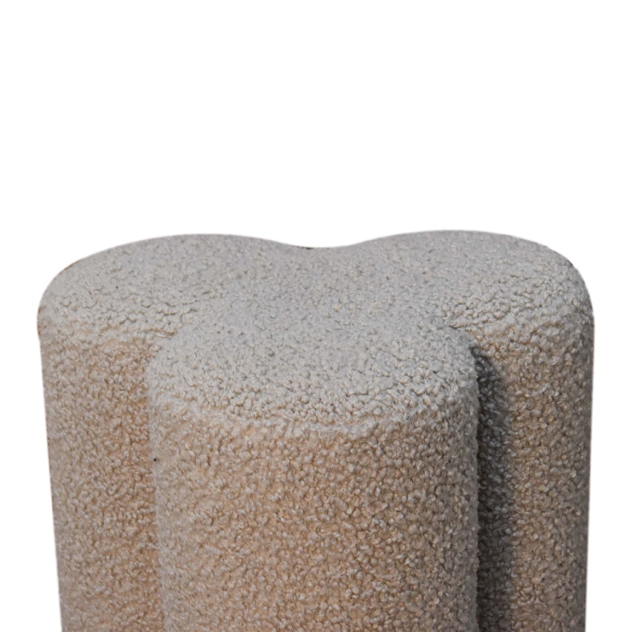 Mud Boucle Clover Footstool Footstool CasaFenix