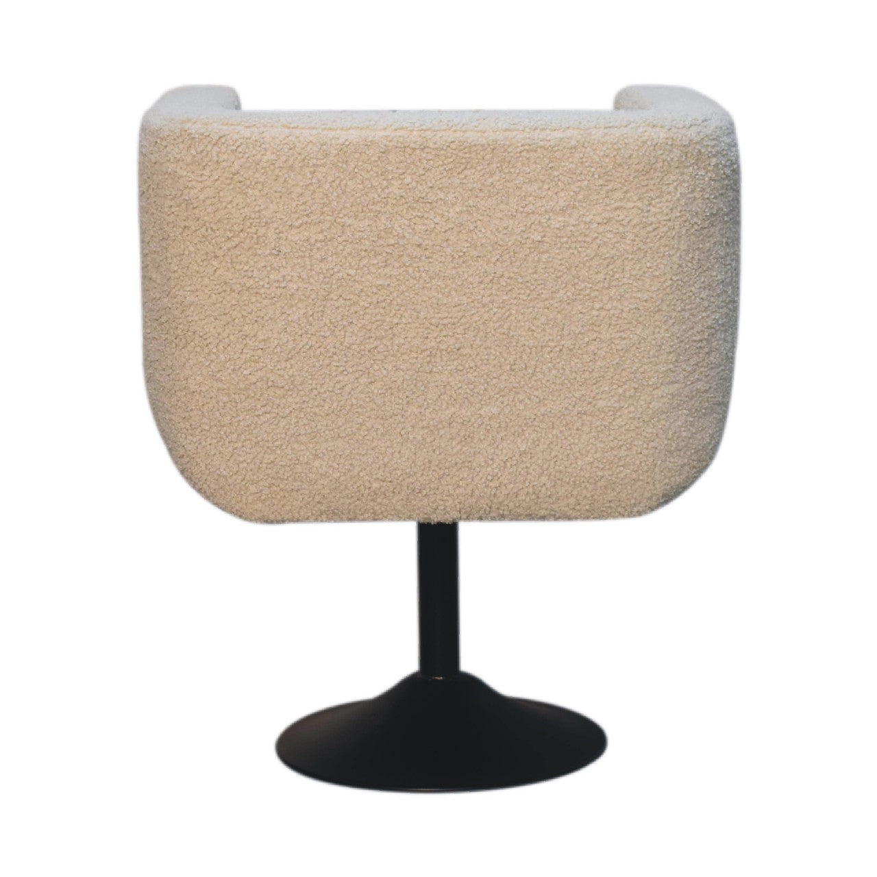 Cream Boucle Swivel Chair Chair CasaFenix