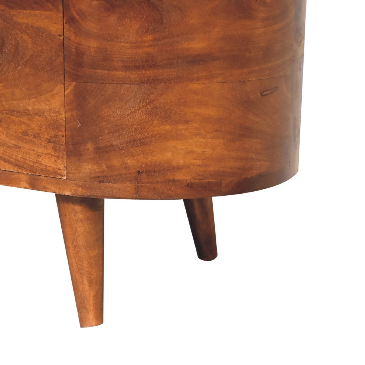 Chestnut Rounded Lid up Blanket Box Blanket box CasaFenix