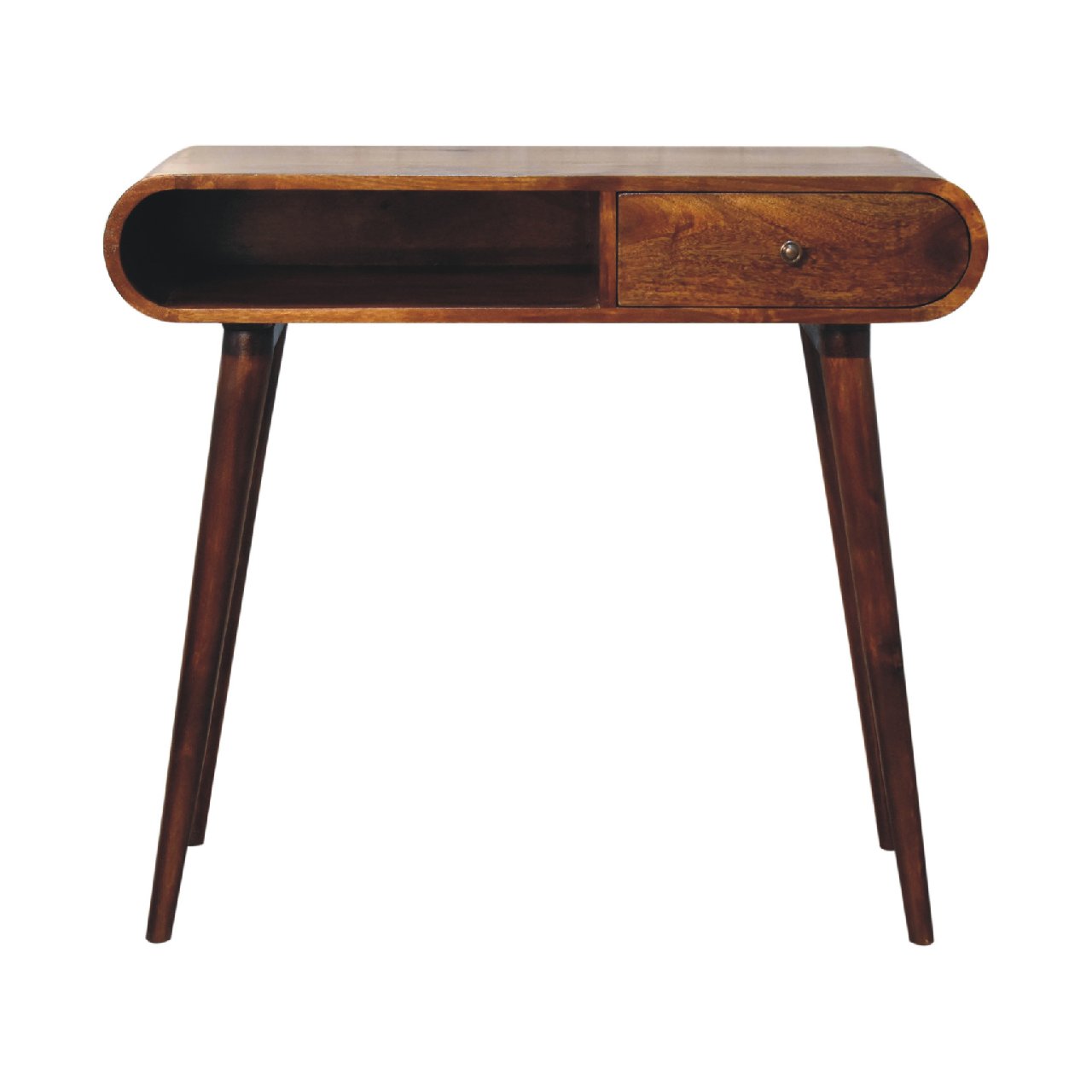 Chestnut London Open 1 Small Drawer Console Console table CasaFenix