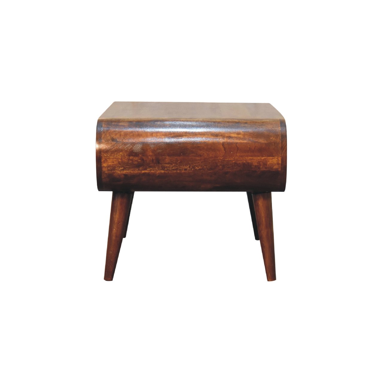 Open Chestnut Coffee Table TV Stand CasaFenix