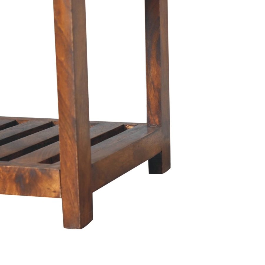 Buffalo Slatted Hallway Bench Benches CasaFenix