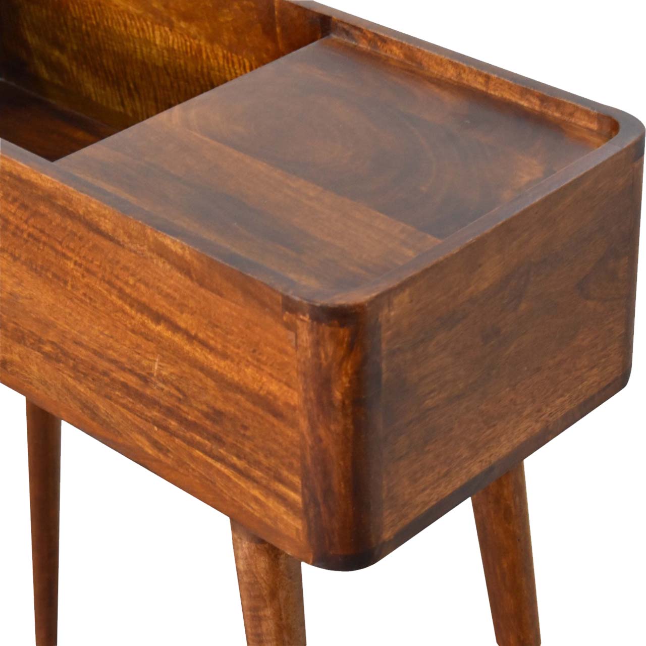 Open-top Chestnut Console Console table CasaFenix