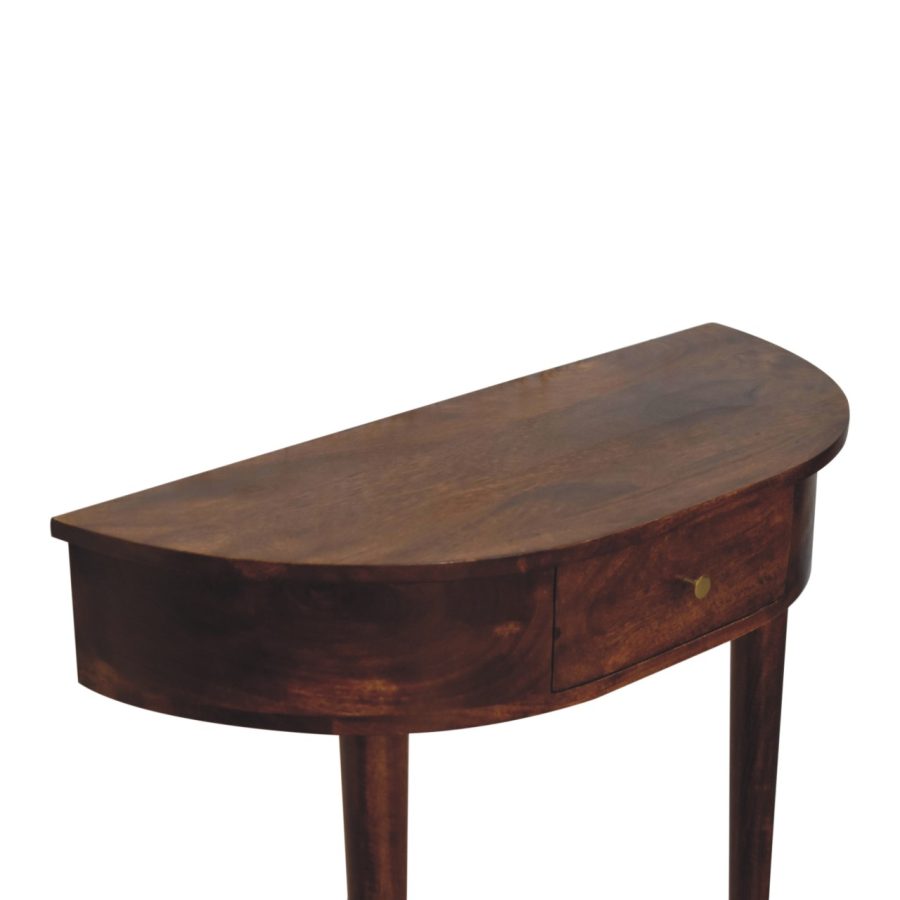 Backless Mounted Chestnut Console Console table CasaFenix